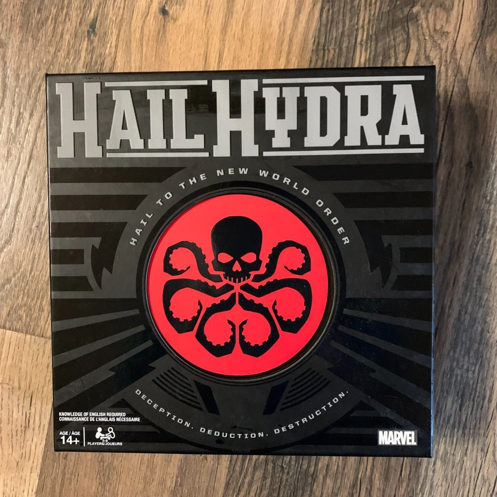 Hail Hydra Board Game Marvel by Spin Master  Hail to the New World Order
